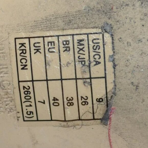 F21 Forever 21 Beige Tan Lace-Up Gladiator Flats Gold Heel Pointed Toe Shoes 9 - Picture 9 of 9